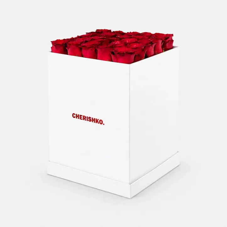 Box de 25 fleurs naturelles